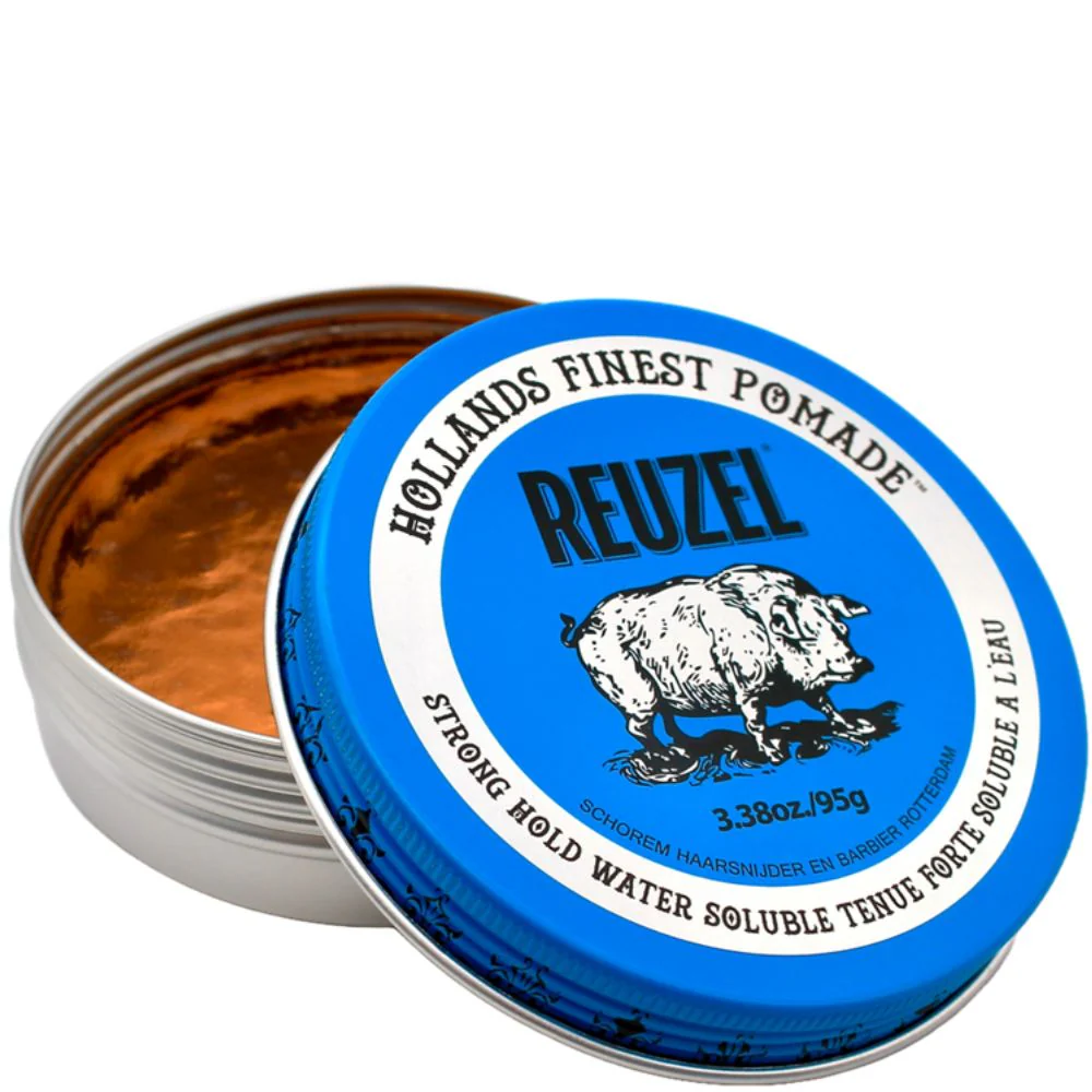 Strong Hold Water Soluble Pomade (Blauw) - Image 5