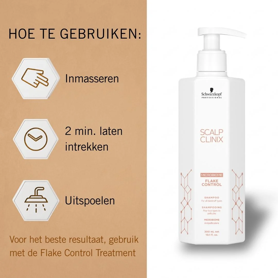 Scalp Clinix Flake Control Shampoo - 300ml - Image 4