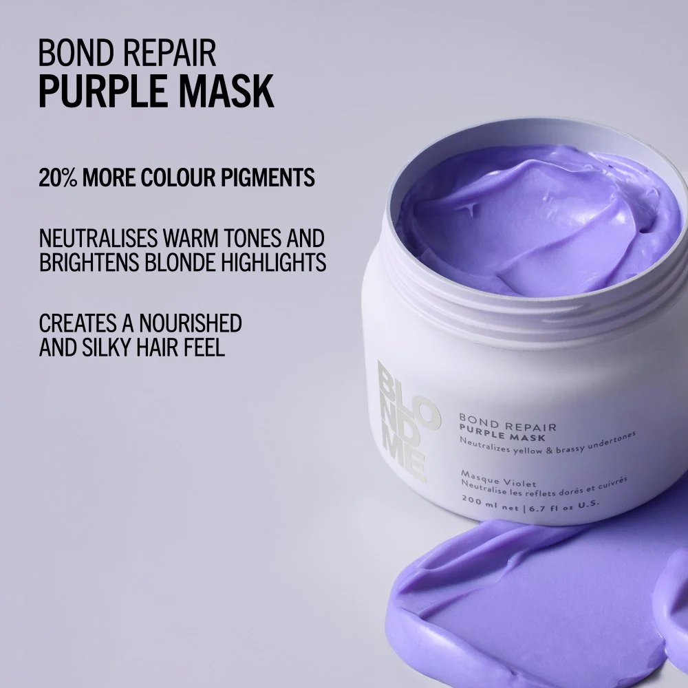 BLONDME Bond Repair Purple Mask - Image 3