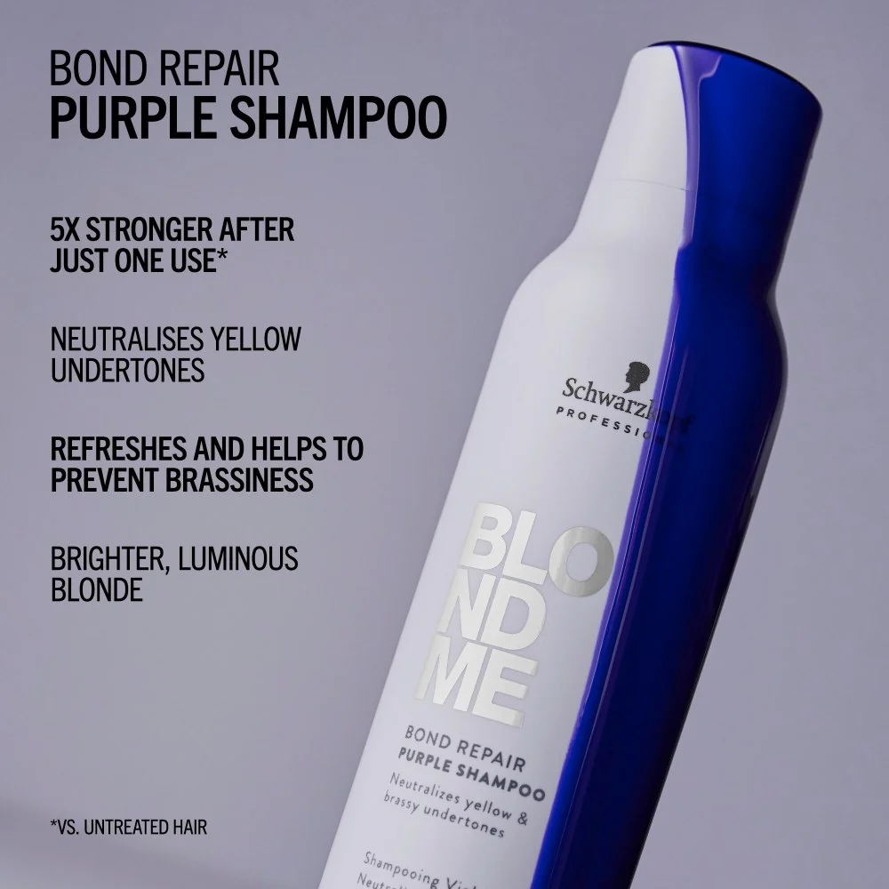 BLONDME Bond Repair Purple Shampoo - Image 2