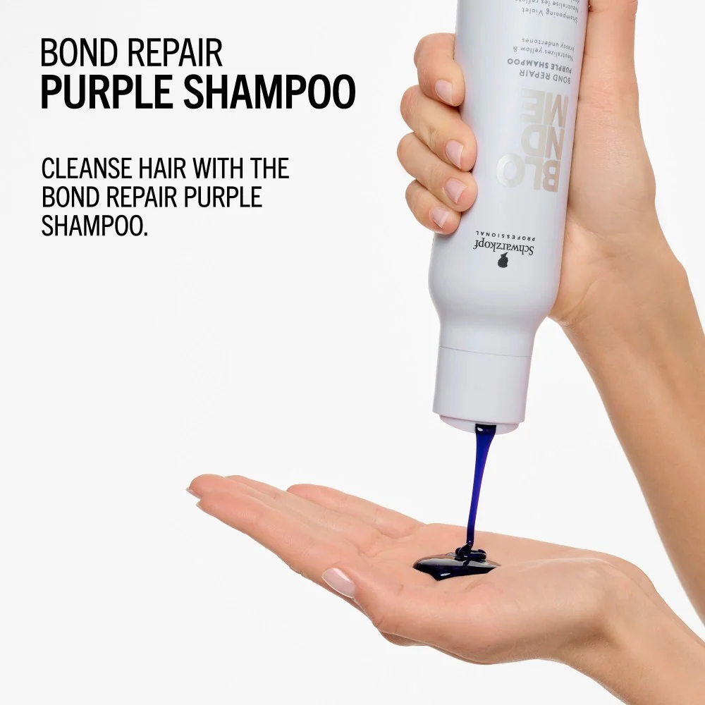 BLONDME Bond Repair Purple Shampoo - Image 3
