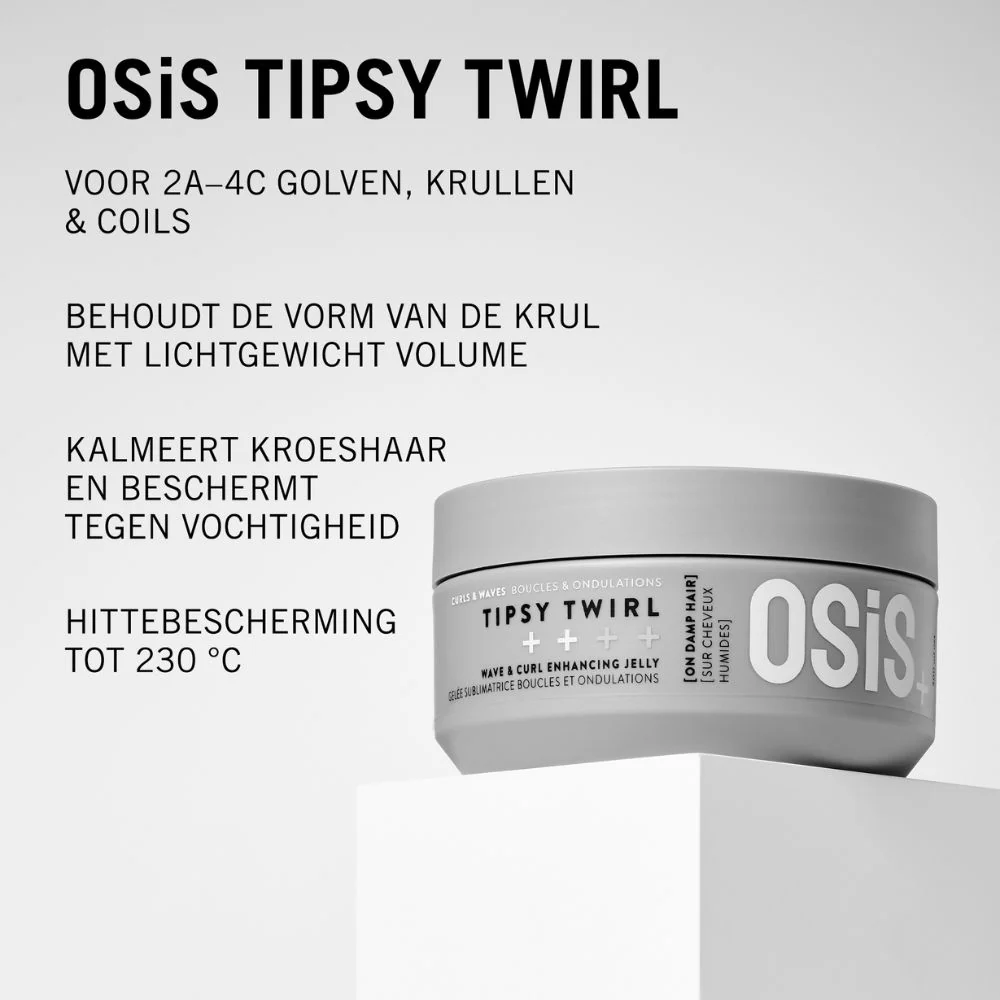 OSiS+ Tipsy Twirl Wave & Curl Enhancing Jelly - 300ml - Image 2