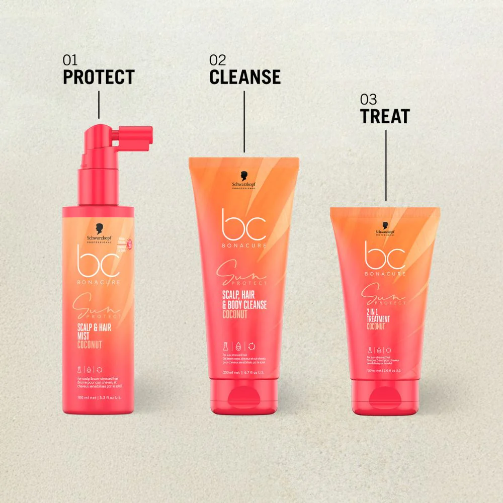 BC Sun Protect Scalp, Hair & Body Cleanse - Image 4