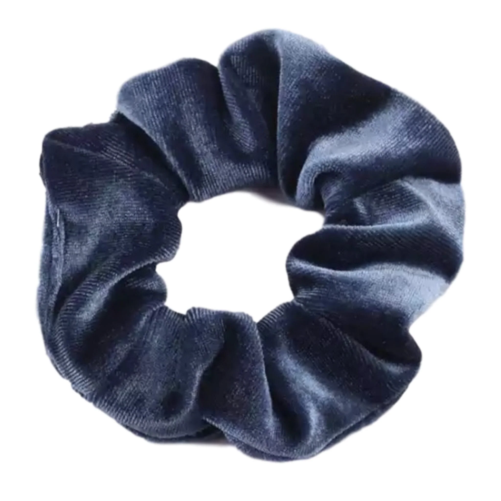 All About The Blues Scrunchie Duo Set - Dark Blue & Navy Blue - Image 3