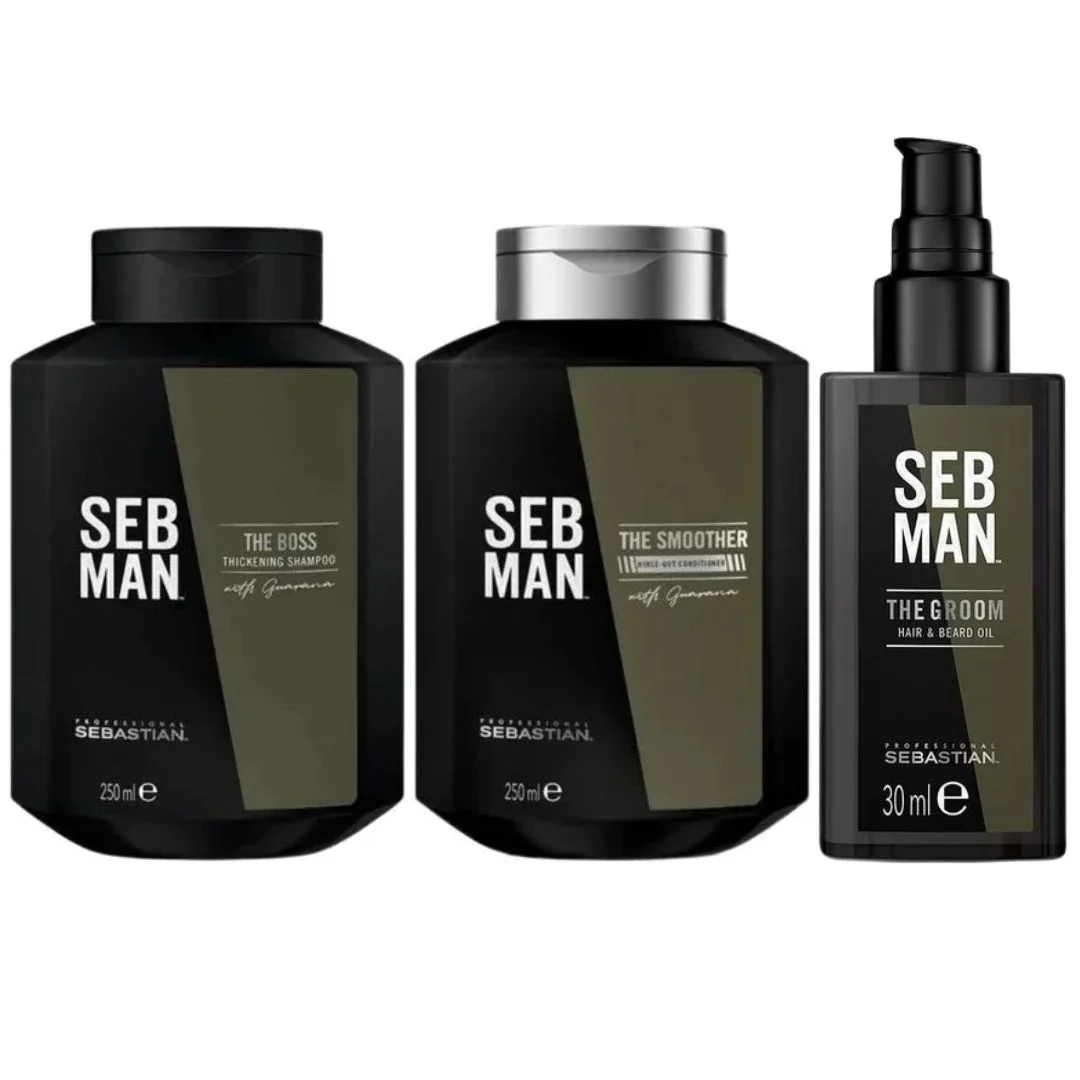 SEB MAN Complete Grooming Set - 250+250+30ml