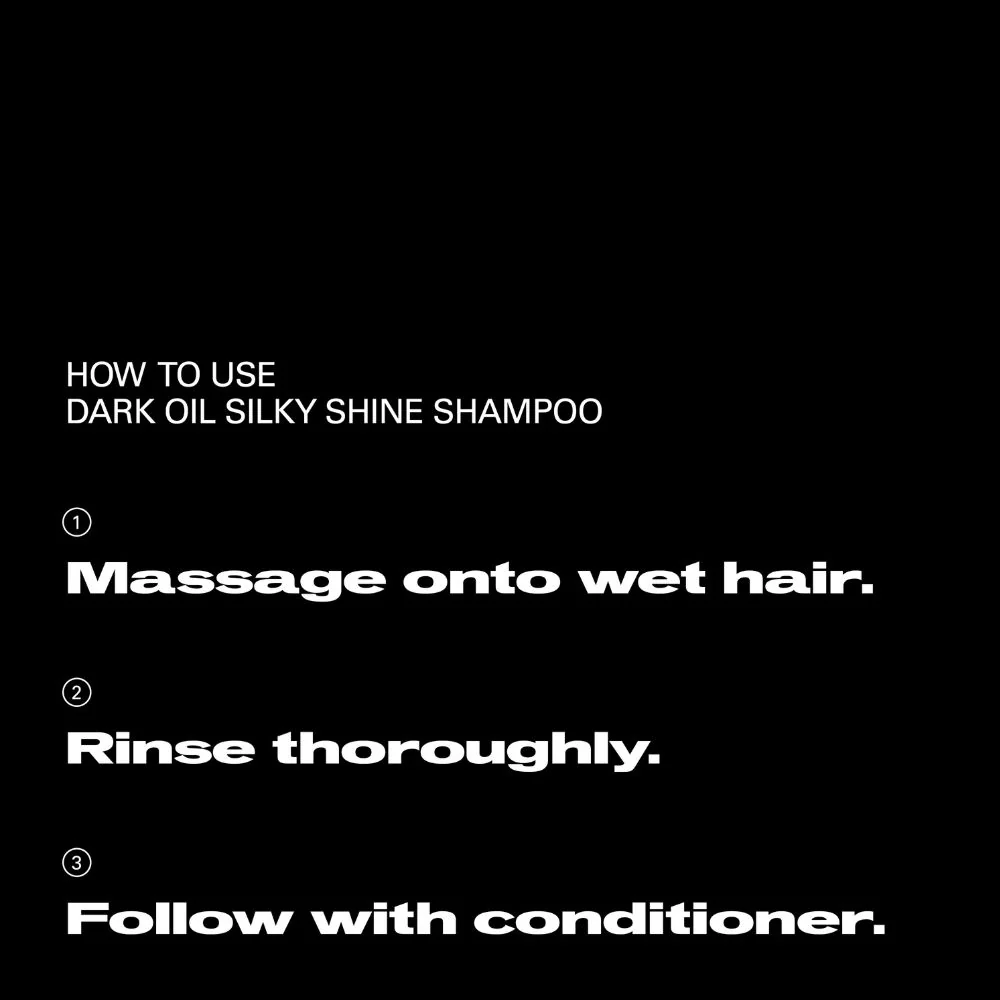 Dark Oil Silky Shine Shampoo - Image 7