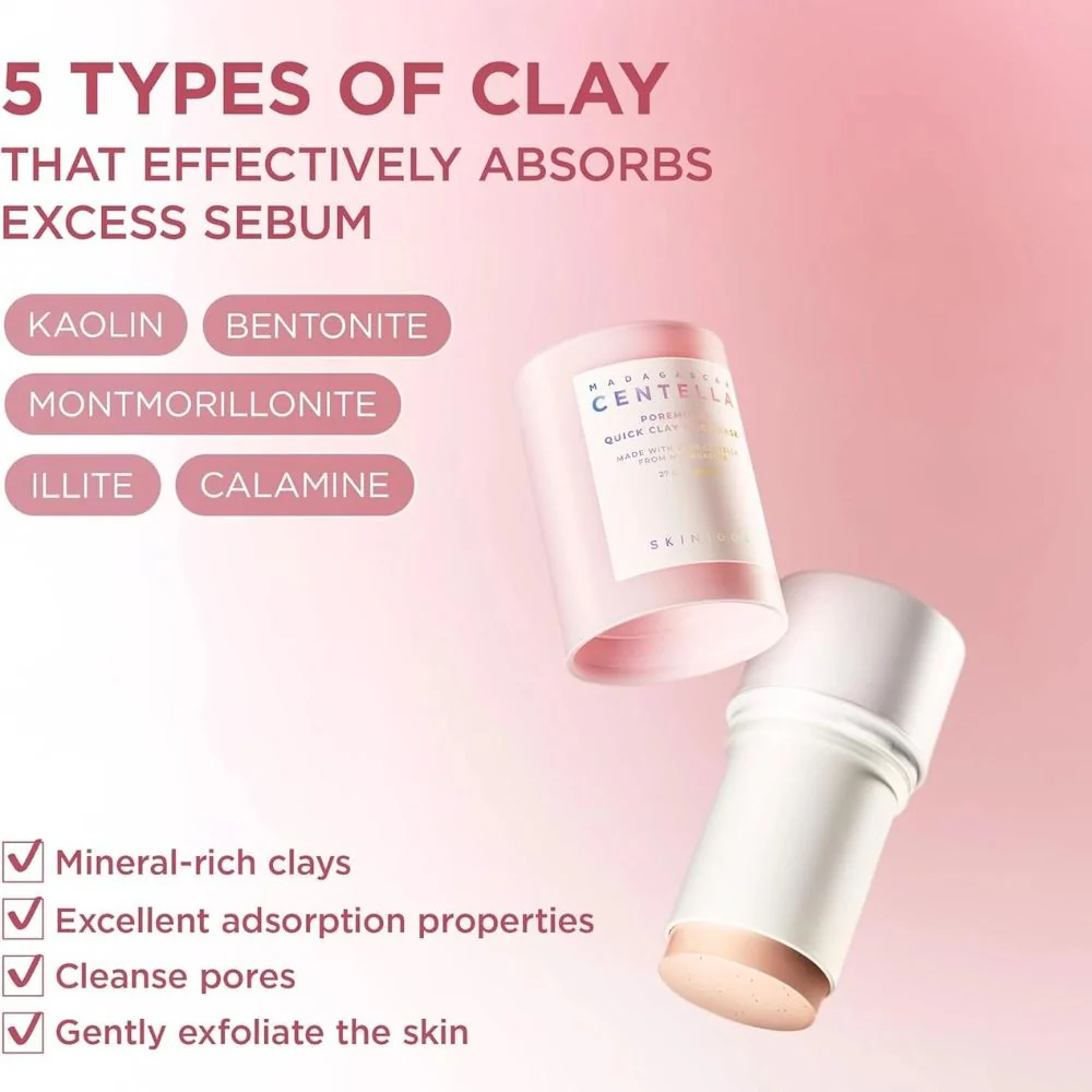 Madagascar Centella Poremizing Quick Clay Stick Mask - 27gr - Image 3