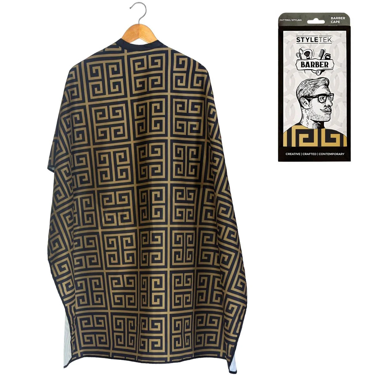 Kap/Verfmantel Gold Milan met drukknopen - 152x120cm