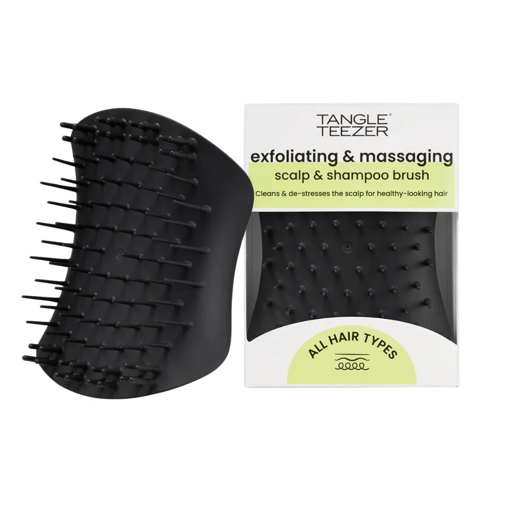 Scalp Exfoliator & Massaging Brush - Black