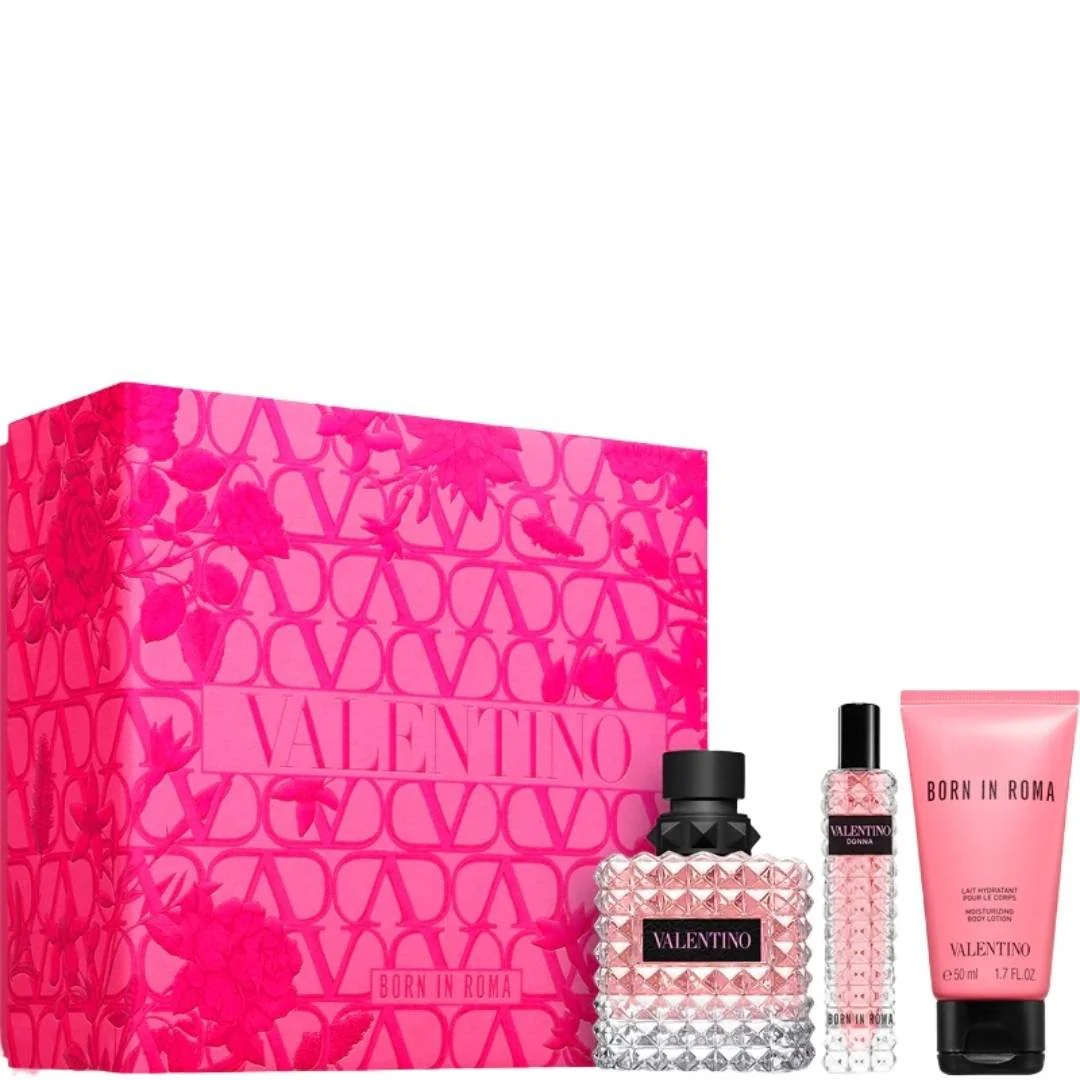 Born In Roma Donna Giftset Eau de Parfum  - 100ml+15ml+50ml