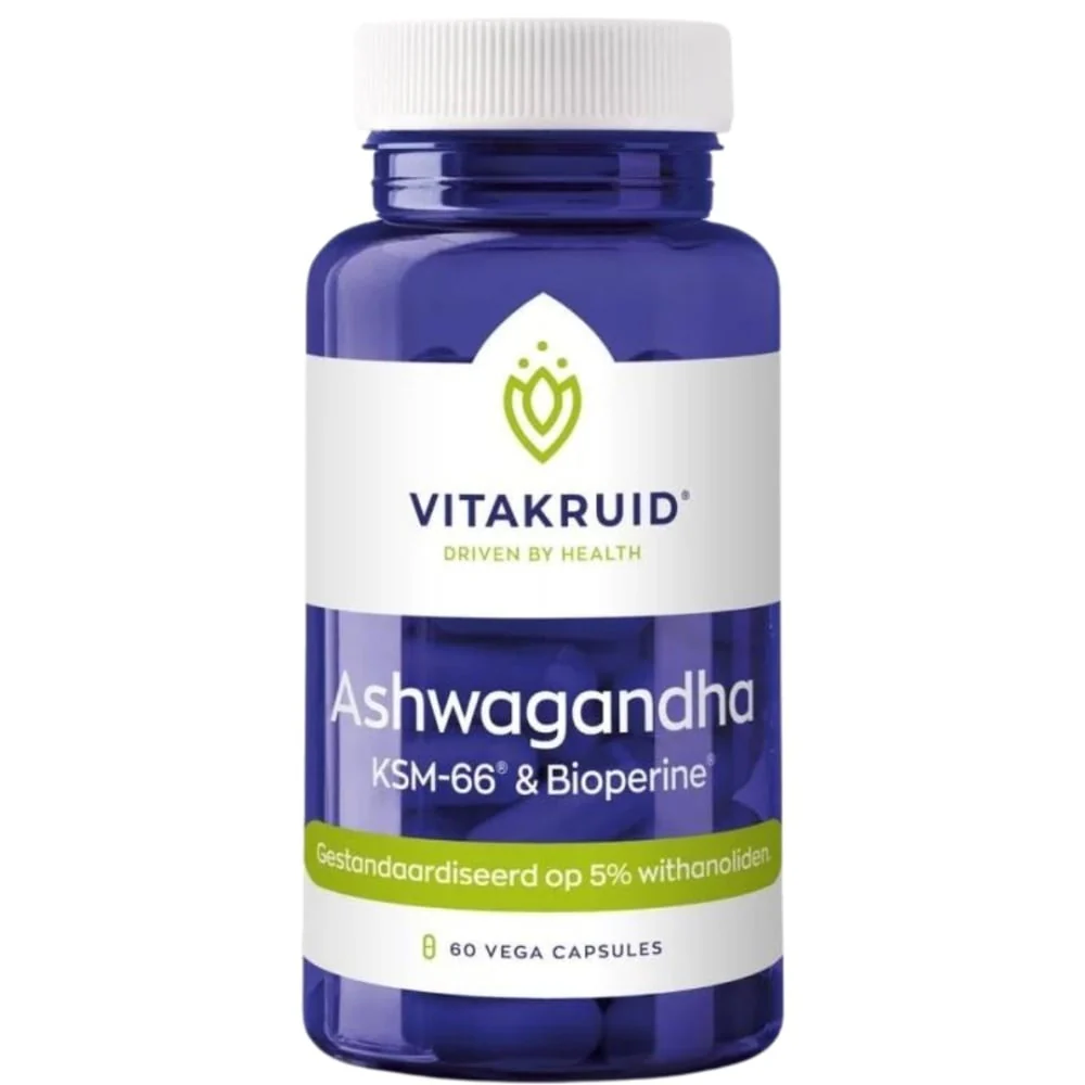 Ashwagandha KSM-66® & Bioperine® - 60st