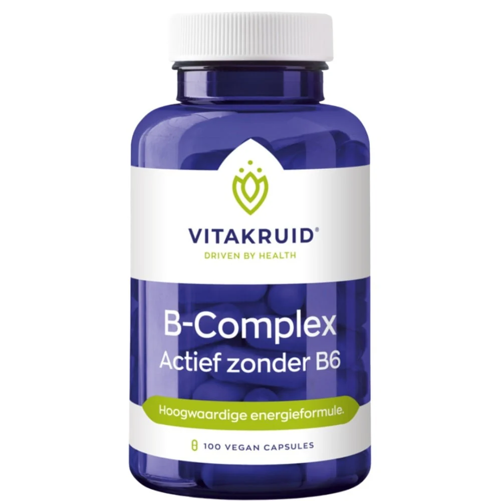 B-Complex Actief zonder B6 - 90pcs