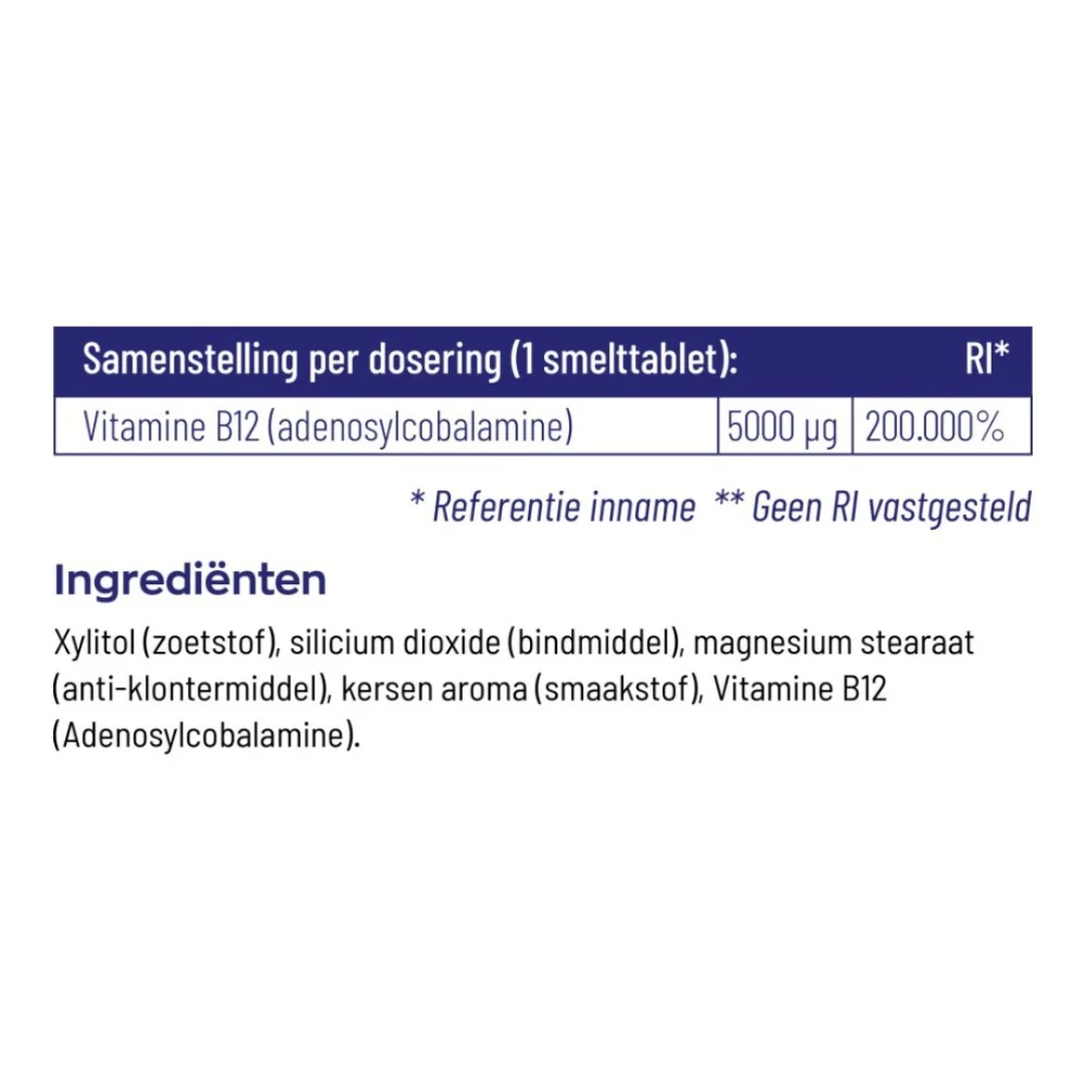 B12 5.000 mcg Adenosylcobalamine - 60pcs - Image 4