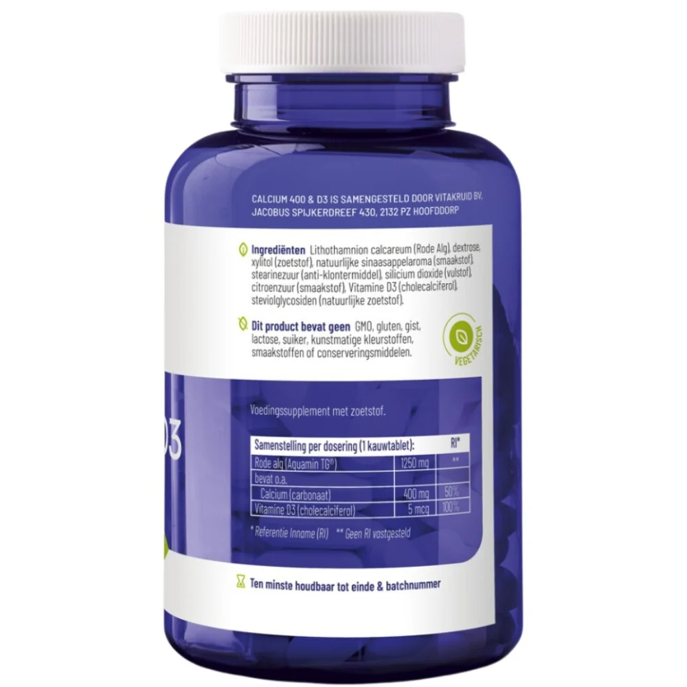 Calcium 400 & D3 Voor het hele gezin - 90pcs - Image 3