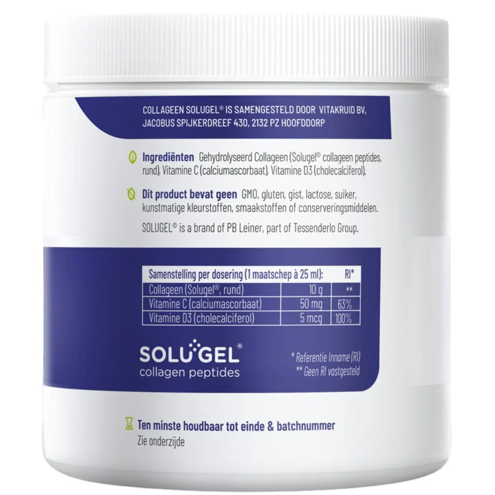 99% puur Collageen Solugel® Poeder Tropical - 250gr - Image 3