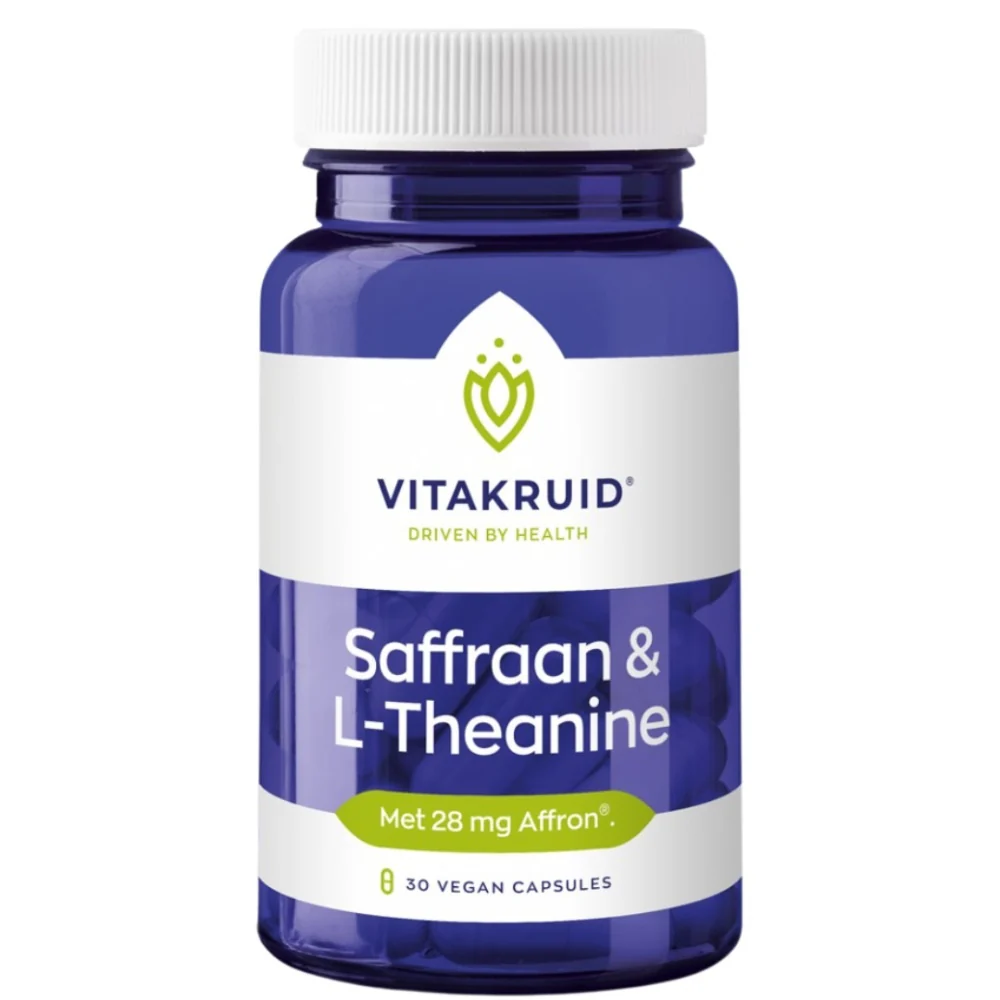 Saffraan & L-Theanine met 28mg Affron