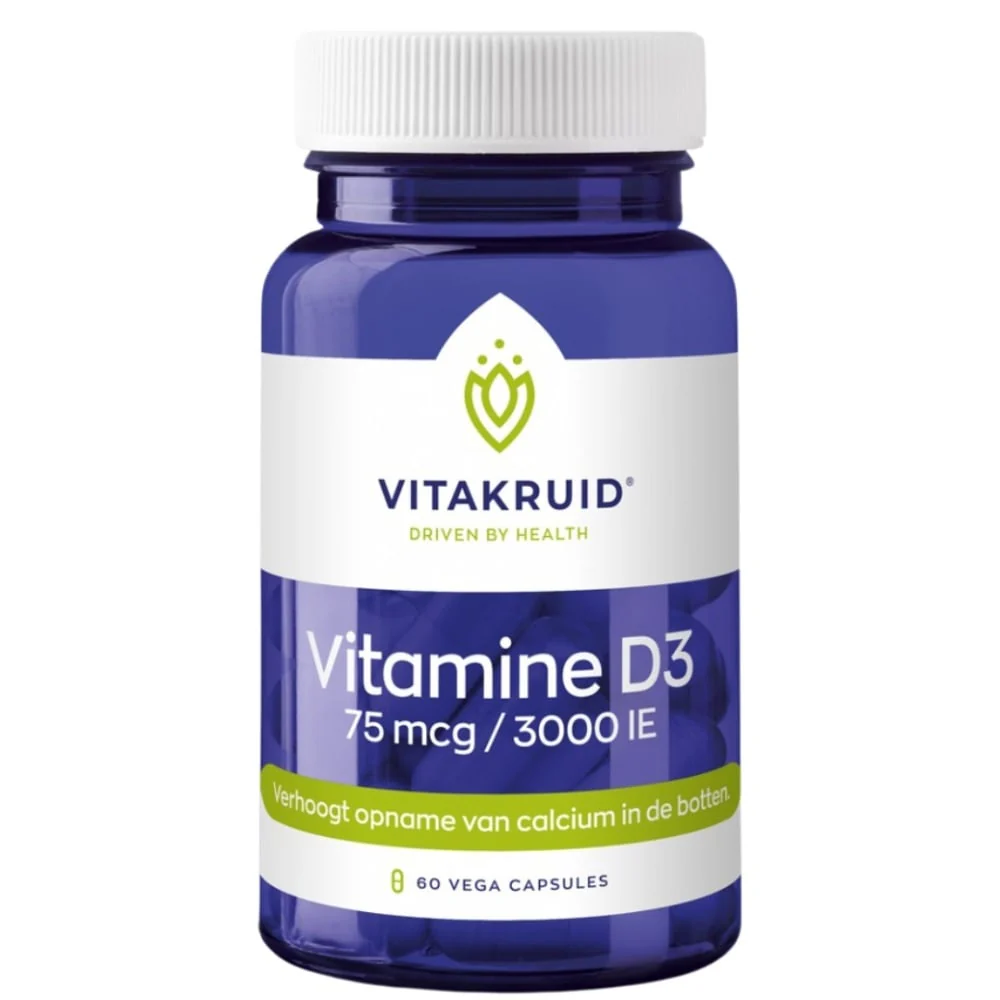 Vitamine D3 75 mcg / 3000 IE - 60pcs