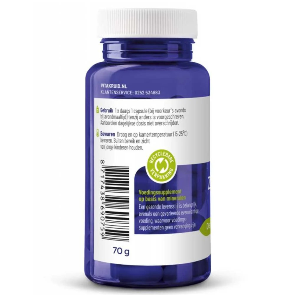 Zink-Methionine & Koper - 90 Vegan Capsules - Image 2