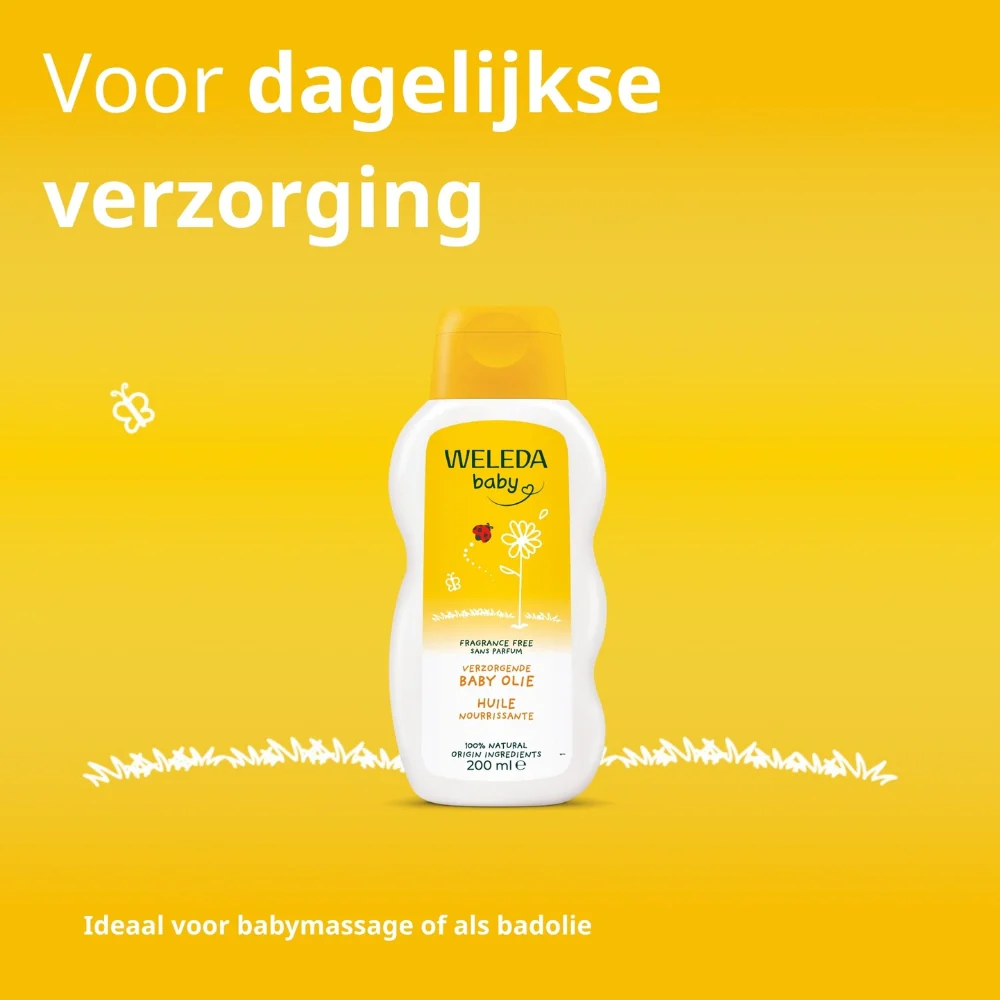 Baby Calendula Verzorgende Olie - 200ml - Image 4