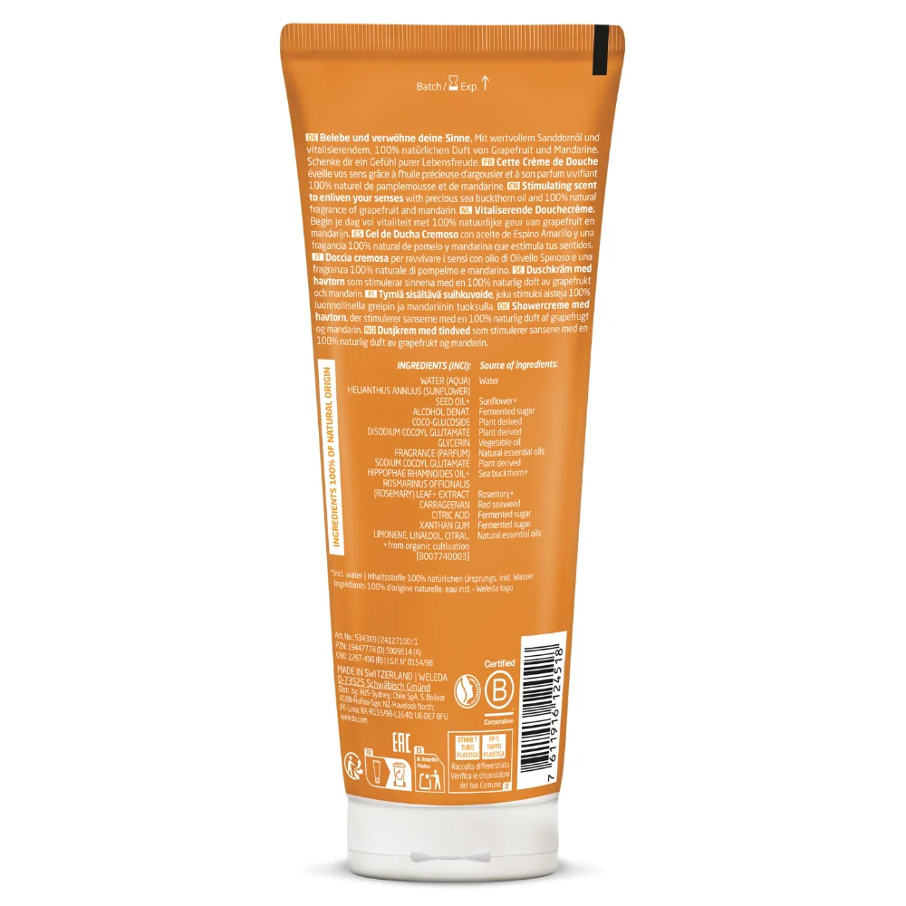 Vitality Duindoorn Douchecreme - 200ml - Image 2