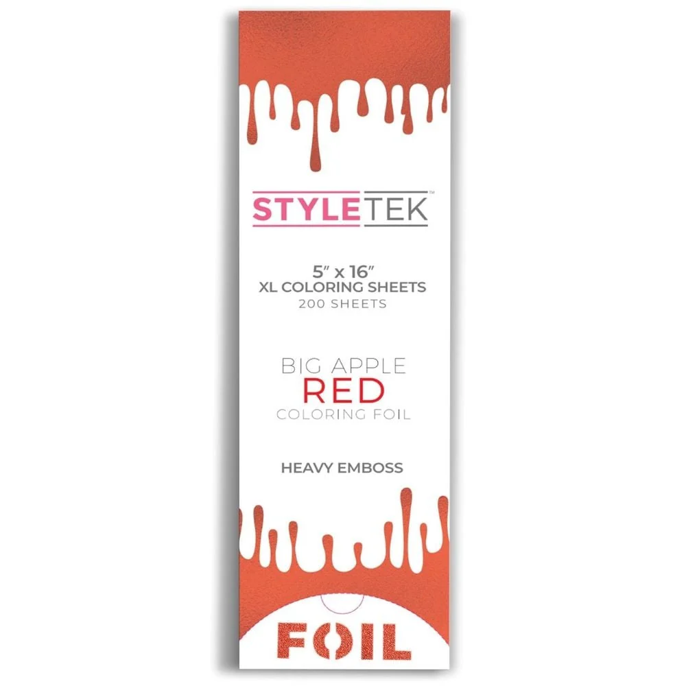 XL Aluminium Folie - Big Apple Red - 200 stuks
