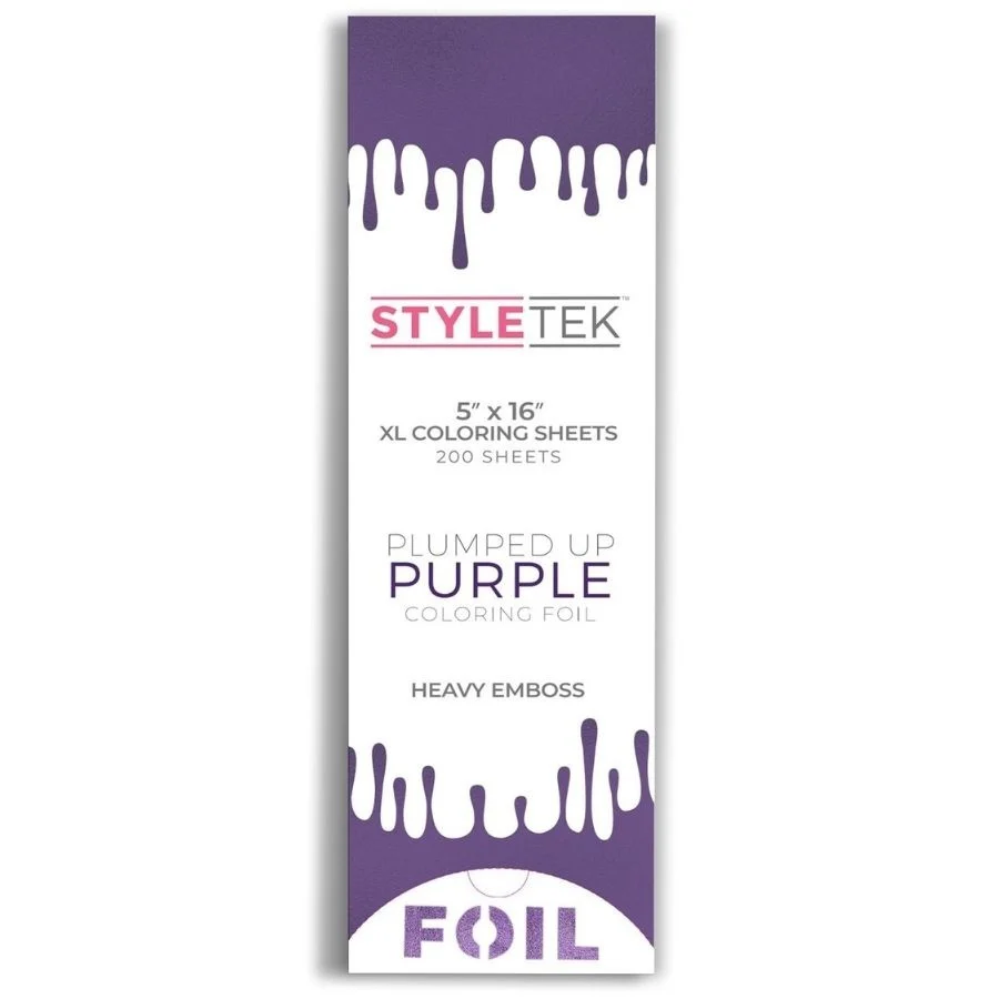 XL Aluminium Folie - Purple - 200 stuks
