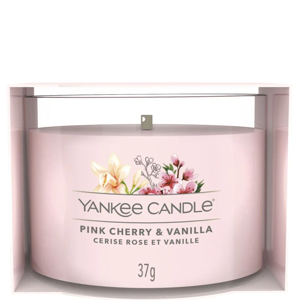 Pink Cherry & Vanilla Filled Votive - 37gr