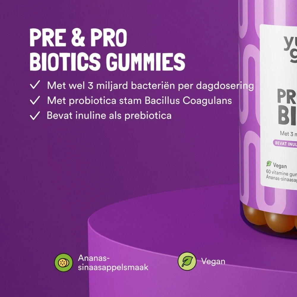 Pre & Pro Biotics Gummies - 60 pcs - Image 3
