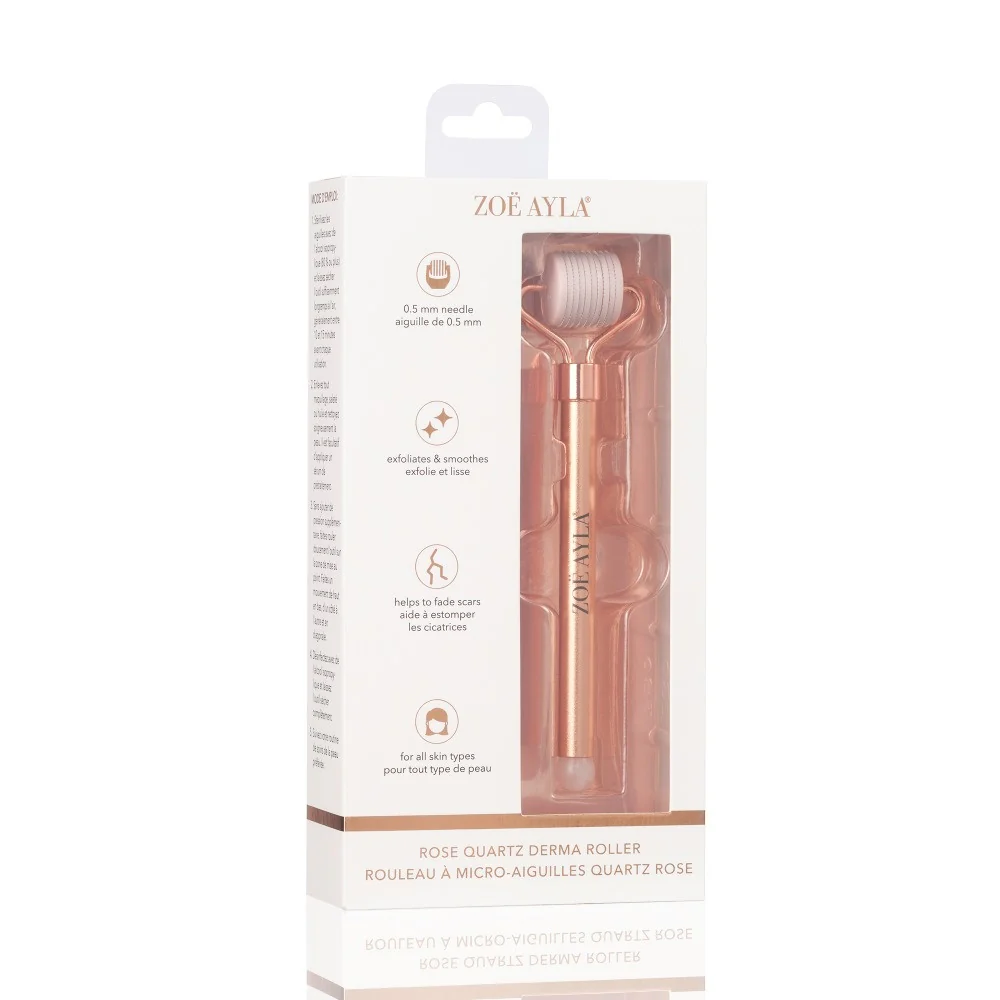 Rose Quartz Derma Roller - Image 3