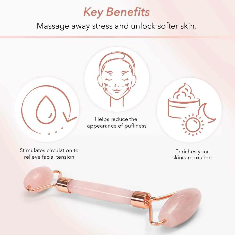 Rose Quartz Gezichtsroller - Image 4