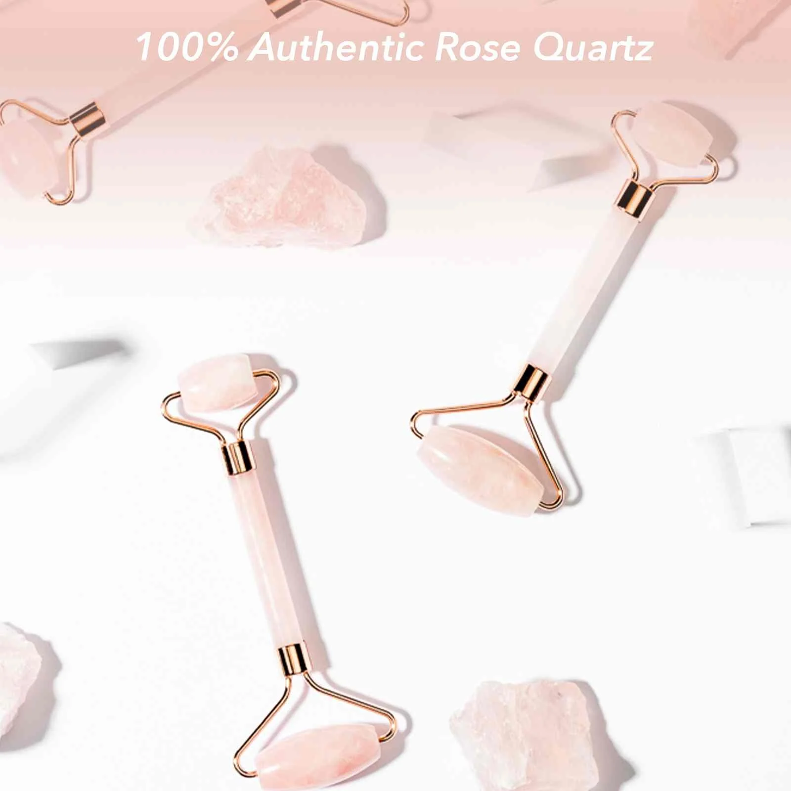 Rose Quartz Gezichtsroller - Image 6